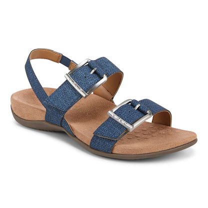 Reese Back Strap Sandal - Denim