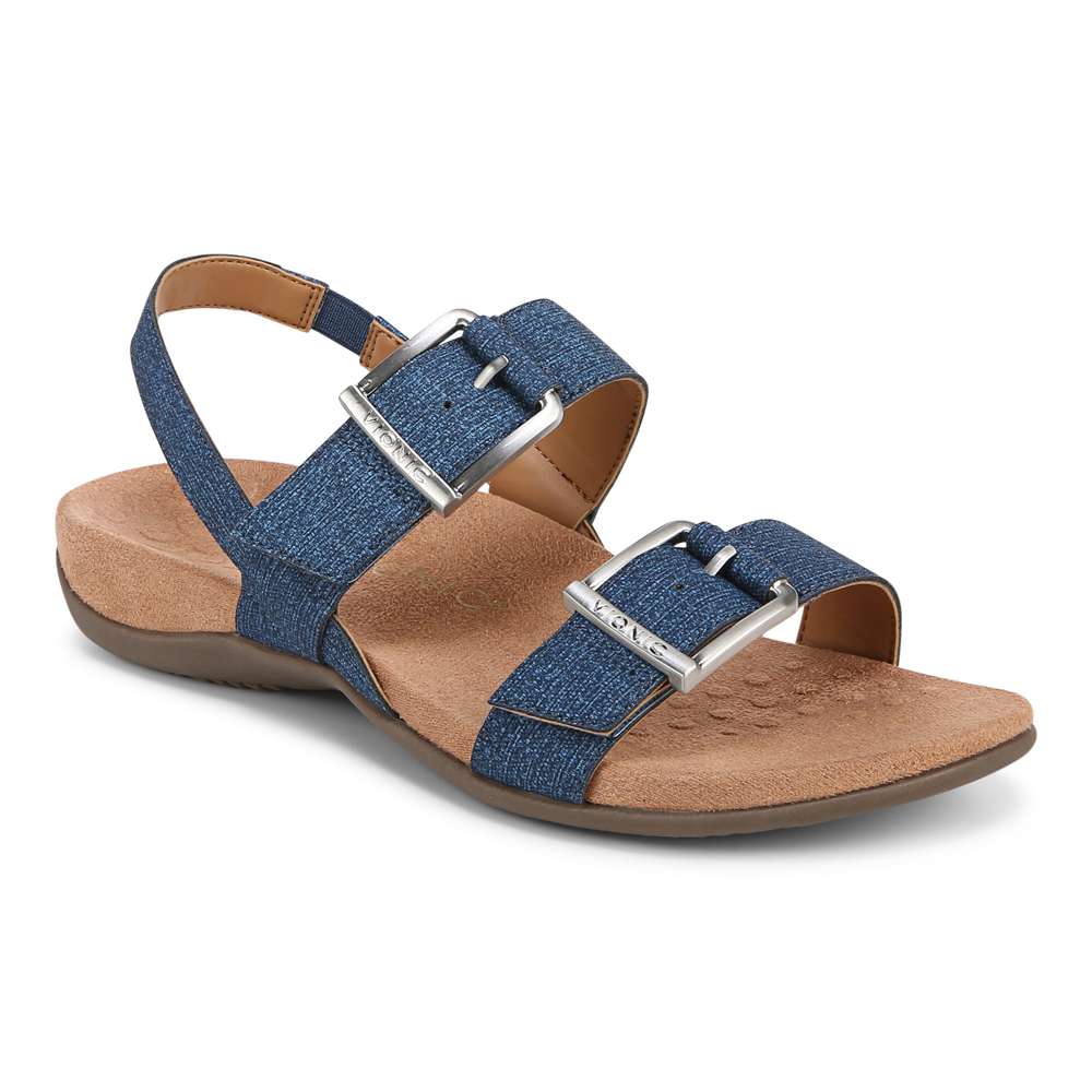 Reese Back Strap Sandal - Denim