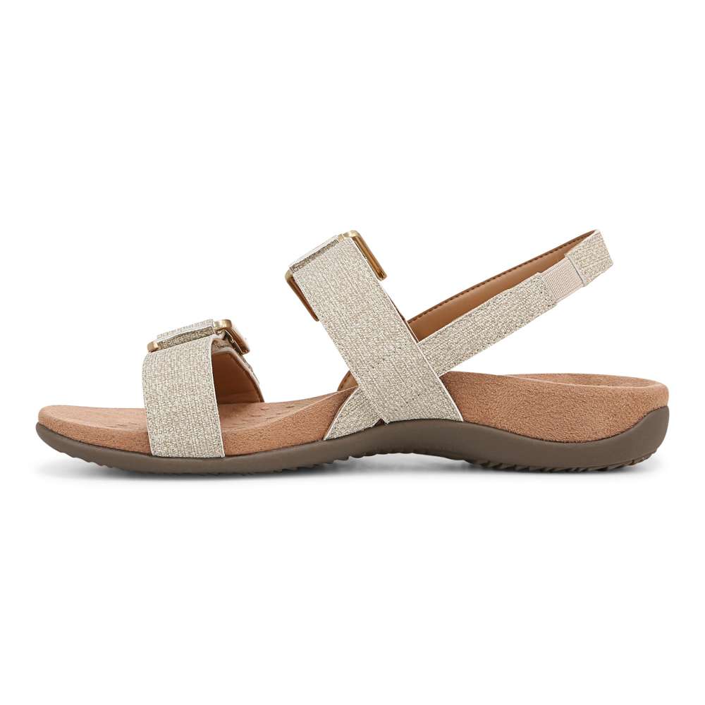 Reese Back Strap Sandal - Oatmeal