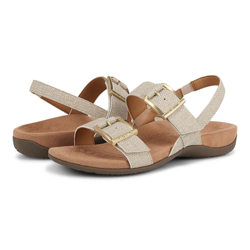 Reese Back Strap Sandal - Oatmeal