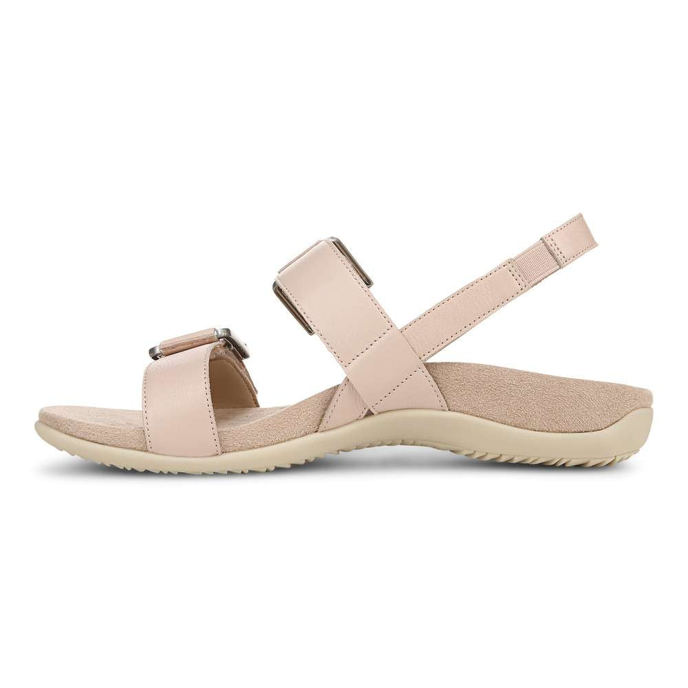 Reese Back Strap Sandal - Cameo Rose