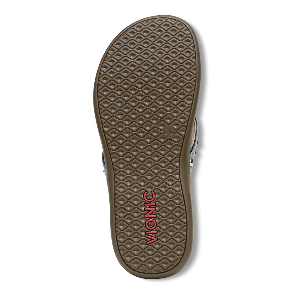 Vanessa Toe Post Sandal - Light Blue