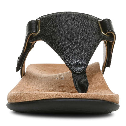 Wanda T-Strap Sandal - Black