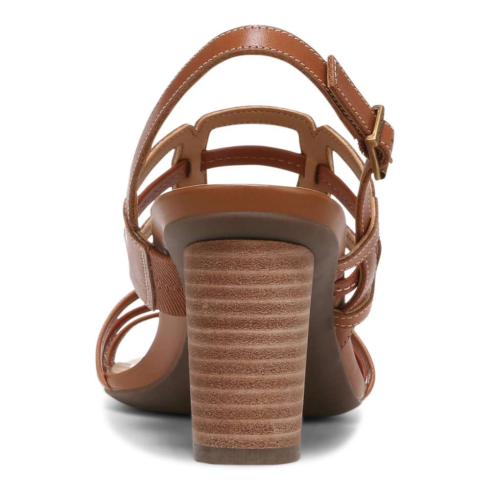 Zaphira Heeled Sandal - Tan