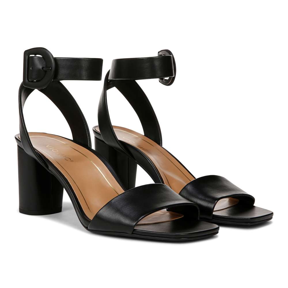 Zinfandel Block Heel Sandal - Black