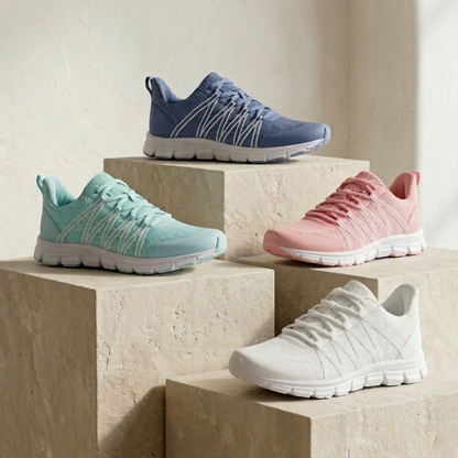 Ultra Lace Lace-Up Active Sneaker - Pink